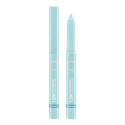 COLORFUL EYESHAD&LINER baby blue matte